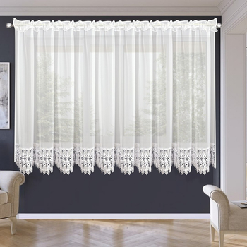 Firana gotowa z gipiurą 400x175 cm