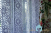 Gotowa firana tiulowa z motywem kwiatowym - 400x250 cm