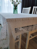 Bieżnik prostokątny biały z gipiury 60x120 cm