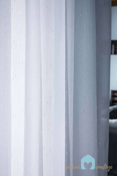 Firana woalowa deszczyk sable - szyta na miarę