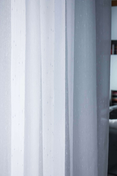 Firana woalowa na metry | wzór deszczyk sable