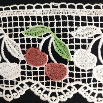 Biała gipiura z wiśniami | 8 cm