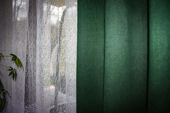 Tkanina na metry welwet | Butelkowa zieleń | 280 cm