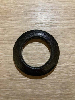 Przelotki 35x55 mm - Czarne z imitacją brokatu