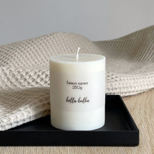 Świeca z wosku sojowego BASIC 250g