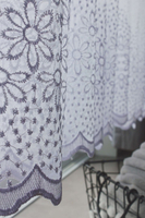 Firana tiulowa na metry motyw kwiatowy| 280 cm