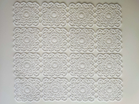 Serwetka biała gipiurą - 30x30 cm 