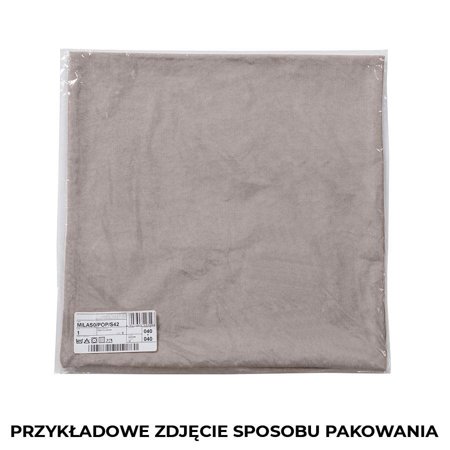 MILAS Poszewka dekoracyjna, 45x45cm, kolor 003 cappuccino - szyta w Polsce MILAS0/POP/003/045045/1